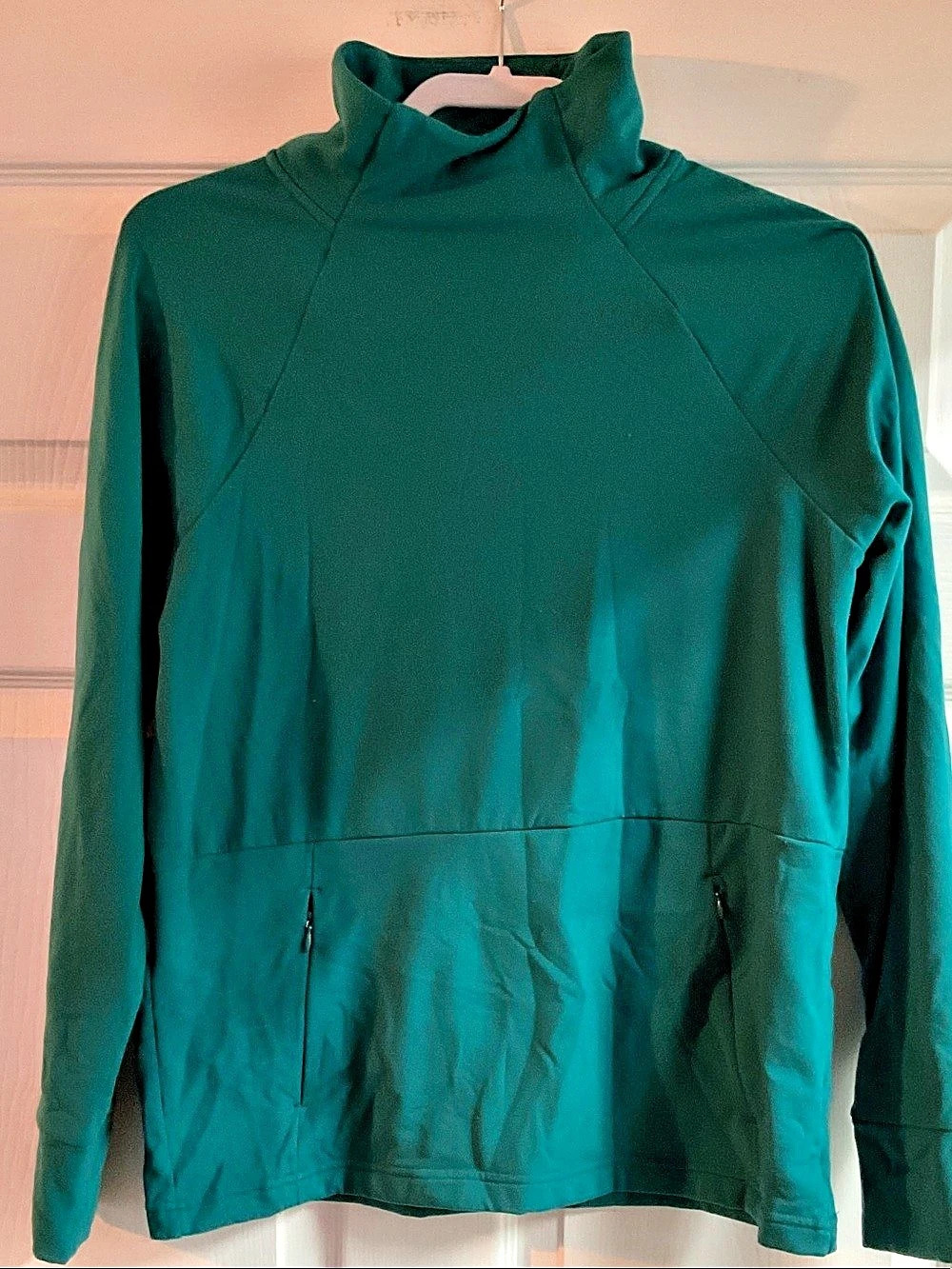 Yogalicious Polarlux Back Country Funnel Neck Sweatshirt Green Medium